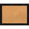 Cork Board, Grand Black Narrow Frame - Bulletin Board, Organization Board, Pin Board
